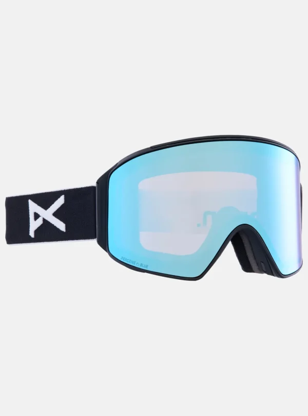Anon M4 Low Bridge Fit Goggles (Cylindrical) + Bonus Lens + MFI® Face Mask