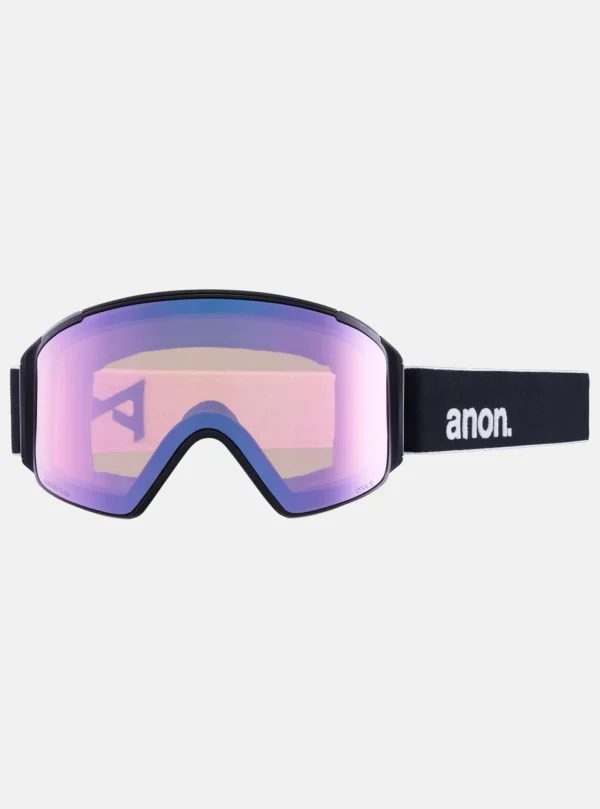 Anon M4S Low Bridge Fit Goggles (Cylindrical) + Bonus Lens