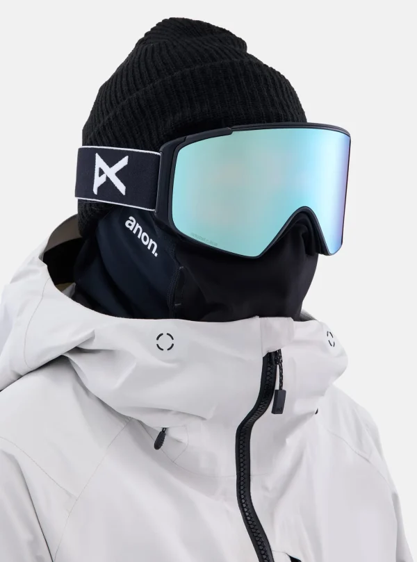 Anon M4S Low Bridge Fit Goggles (Cylindrical) + Bonus Lens