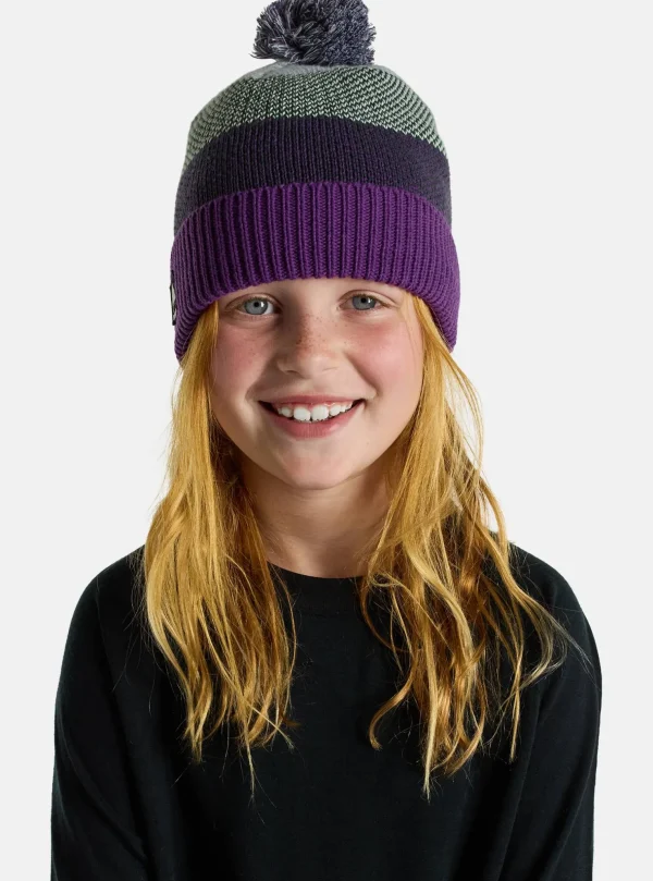 Kids' Burton Fleece-Lined Pom Beanie