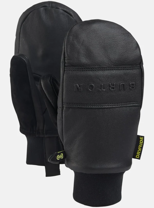 Kids' Burton Treeline Leather Mittens