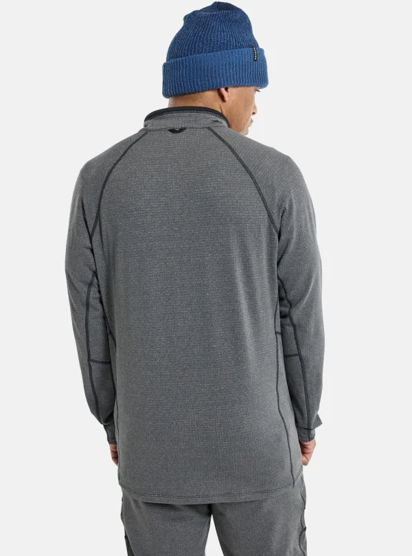 Men's Burton Stockrun Grid Half-Zip Fleece
