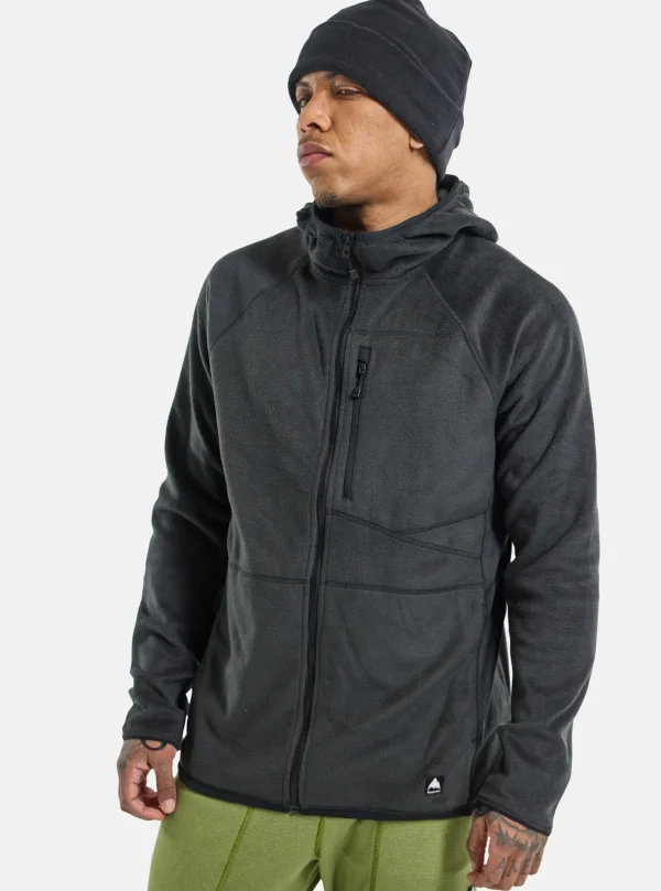 Men's Burton Stockrun Warmest Hooded Full-Zip Fleece