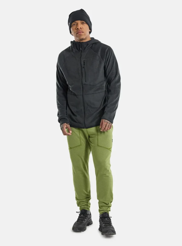 Men's Burton Stockrun Warmest Hooded Full-Zip Fleece