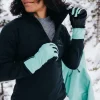 Women's Burton [ak] Helium Grid Quarter-Zip Fleece