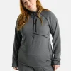 Women's Burton Stockrun Grid Half-Zip Fleece