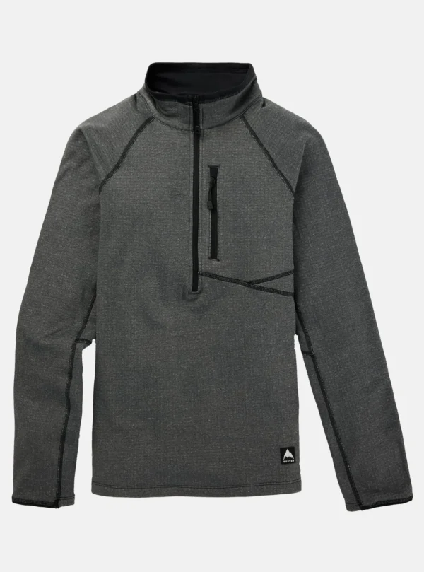 Women's Burton Stockrun Grid Half-Zip Fleece