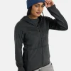 Women's Burton Stockrun Warmest Hooded Full-Zip Fleece